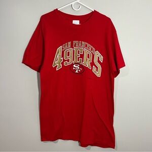 Vintage Tultex San Fransisco 49ers Single Stitch Short Sleeve T-Shirt Mens Large
